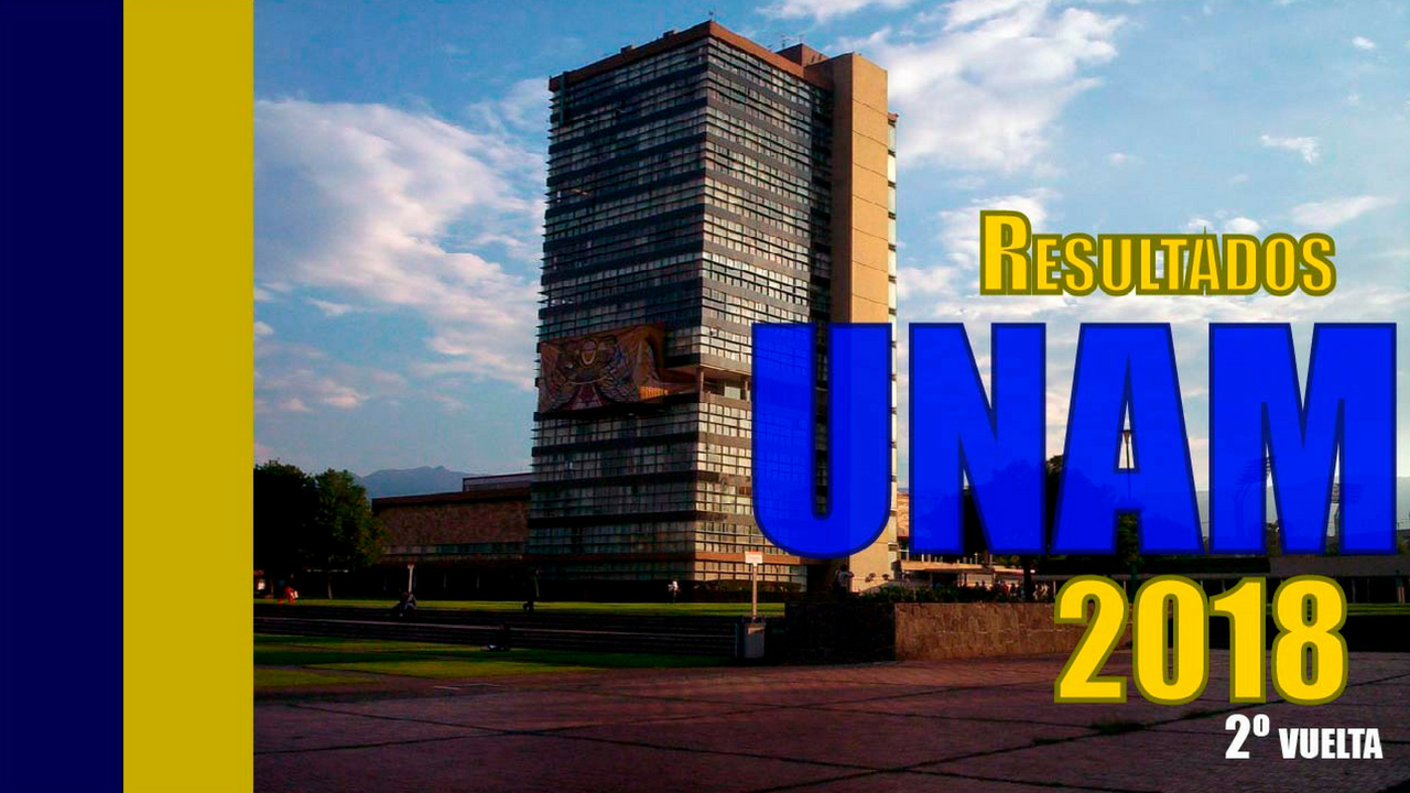 Resultados UNAM | Segundo concurso de selección 2018