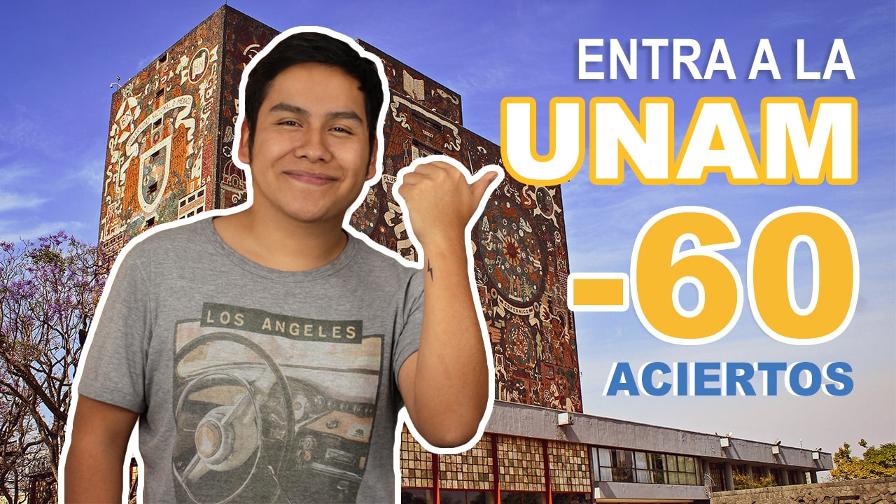 CARRERAS QUE PIDEN MENOS DE 60 ACIERTOS EN LA UNAM